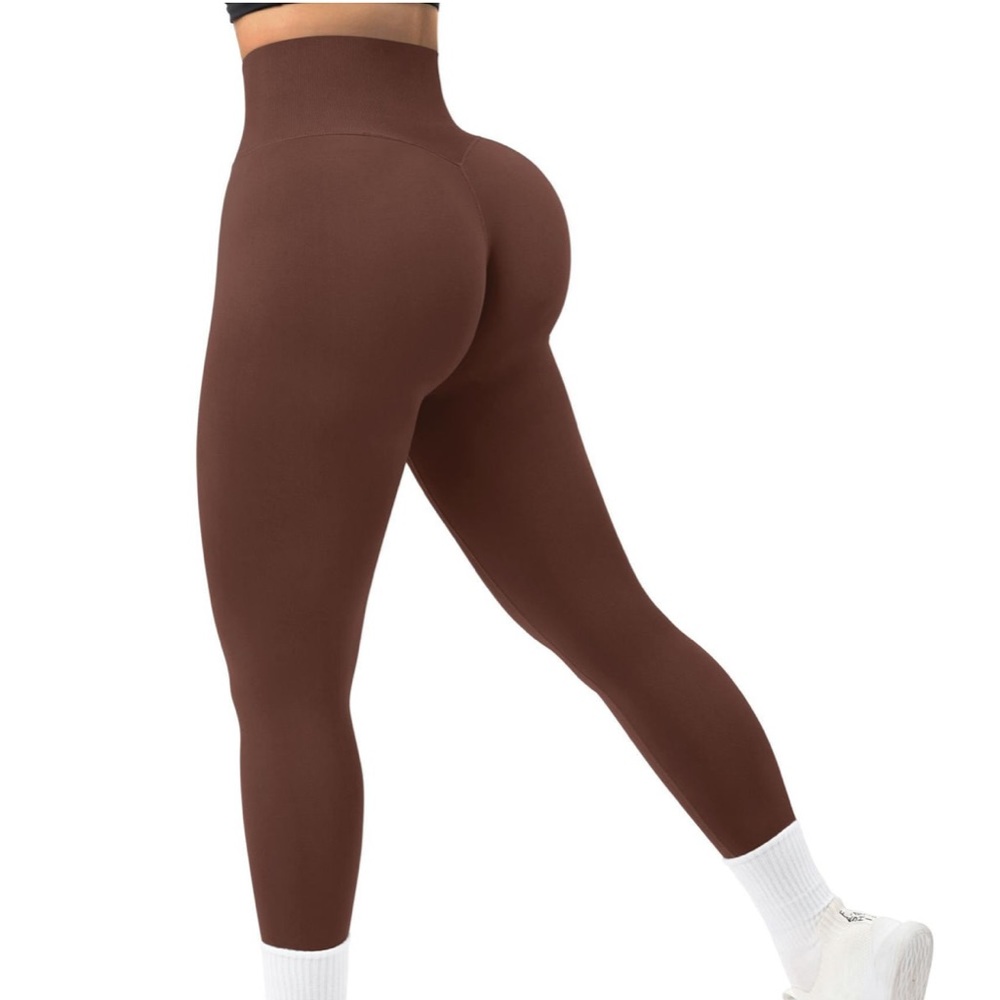 SUUKSESS V Back Seamless Workout Leggings